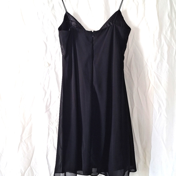 3/$20--Vintage Black Neglige, Faux Diamonds, 38C - Picture 11 of 16